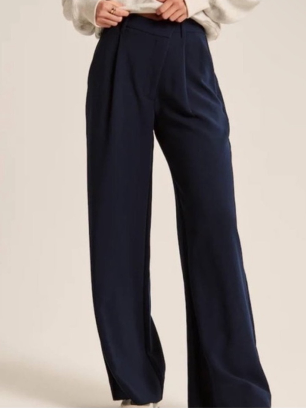 Abercrombie worn once asymmetrical waist trouser